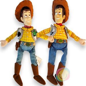 Disney Store Toy Story Sheriff Woody Plush Dolls Lot 10"
